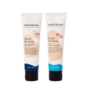 Mini Bloom Mini Bath Time Duo 60ml X 2 BRAND NEW/SEALED